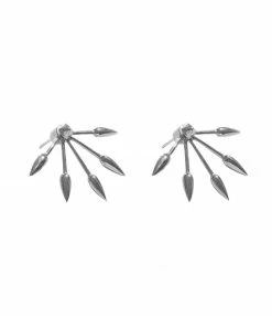 PAMELA LOVE Boucles D'oreilles Five Spike Argent