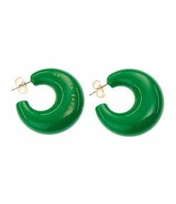 VANESSA BARONI Boucles D'oreilles Moon Vert
