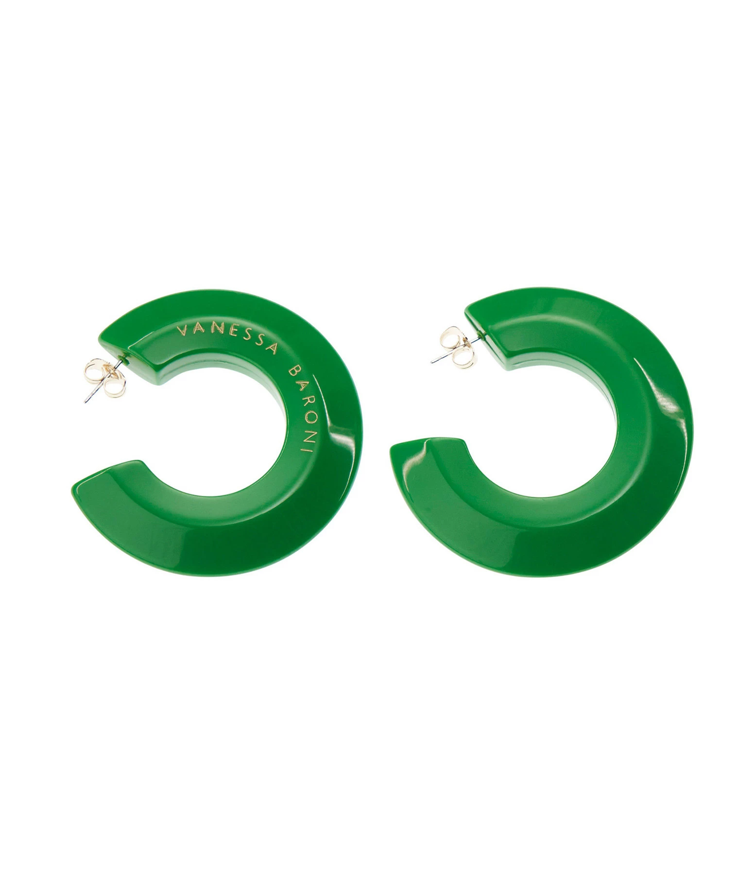VANESSA BARONI Boucles D'oreilles Donut Vert