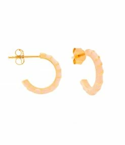 CABIROL Créoles Aimée Vermeil Peau D'Ange