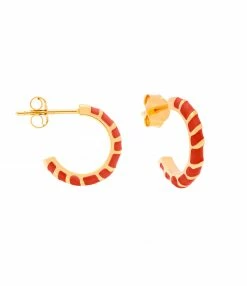 CABIROL Créoles Aimée Vermeil Rouge Impérial