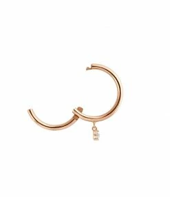 VANRYCKE Mini Créole Stardust M Diamant Or Rose (vendue à L'unité) 6 VANRYCKE Mini Créole Stardust M Diamant Or Rose (vendue à L'unité) -PAMELA LOVE SHOP unnamed file 1630