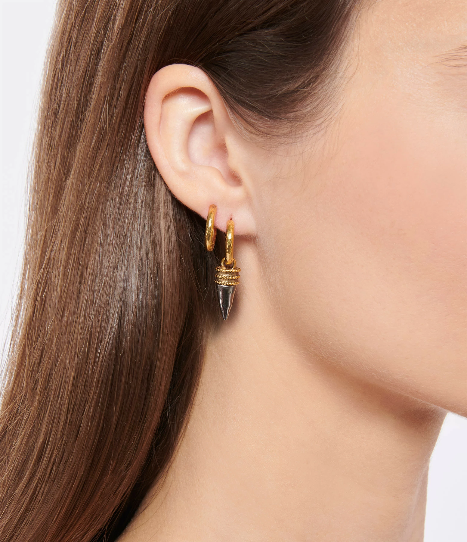 GOOSSENS PARIS Boucles D'oreilles Maunaloa Dent Palladium 2 GOOSSENS PARIS Boucles D'oreilles Maunaloa Dent Palladium – Image 2
