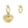 GOOSSENS PARIS Boucles D'oreilles Maunaloa Coquillage