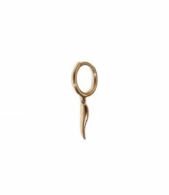 PAMELA LOVE Mini Créole Horn Or Jaune (vendue à L'unité)