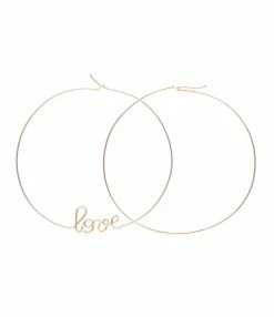 ATELIER PAULIN Créoles Love Gold Filled