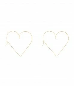 ATELIER PAULIN Créoles Mini Cœur Nude Gold Filled