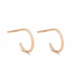 GINETTE NY Mini Créoles Tiny Or Rose