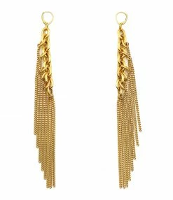 PERRINE TAVERNITI Boucles D'oreilles Servan Laiton Doré