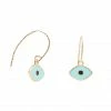 MON PRECIEUX GEM Boucle D'oreille Eye Turquoise