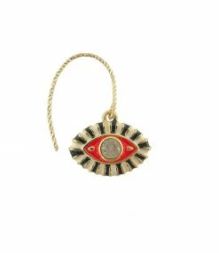MON PRECIEUX GEM Boucle D'oreille Eye Rouge (vendue à L'unité)
