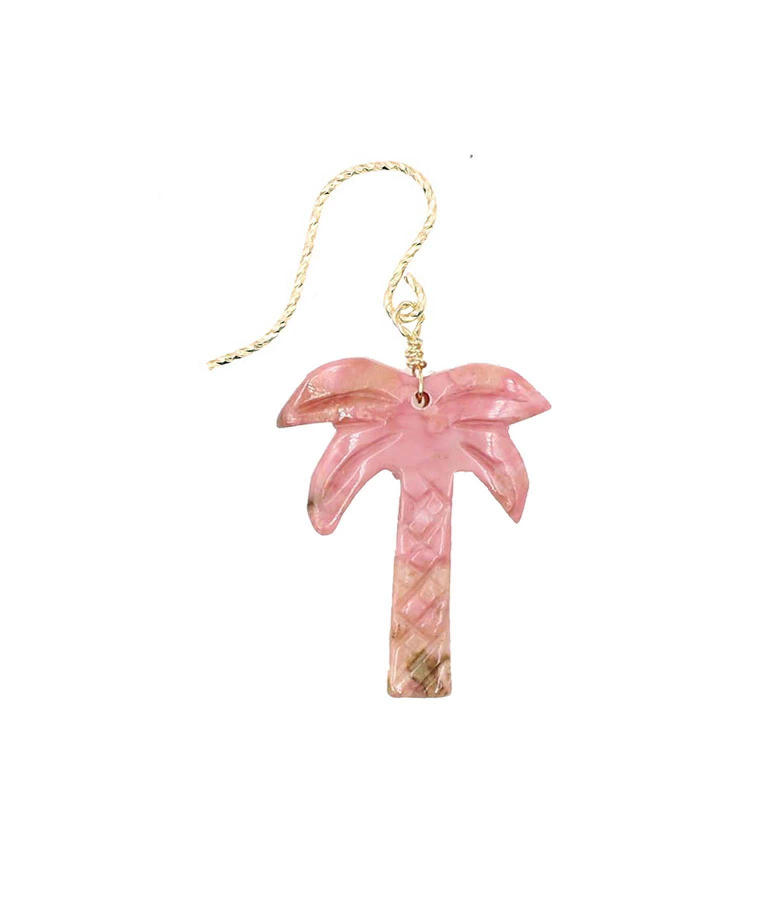 MON PRECIEUX GEM Boucle D'oreille Palmier Opale Rose (vendue à L'unité) 1 MON PRECIEUX GEM Boucle D'oreille Palmier Opale Rose (vendue à L'unité)