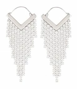 ISABEL MARANT Boucles D'oreilles Melting Triangle Transparent