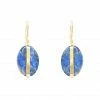 ISABEL MARANT Boucles D'oreilles Stones Bleu Marine