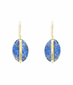 ISABEL MARANT Boucles D'oreilles Stones Bleu Marine