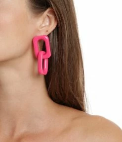 VANESSA BARONI Boucles D'oreilles Squared Double Small Rose 5 VANESSA BARONI Boucles D'oreilles Squared Double Small Rose -PAMELA LOVE SHOP unnamed file 2247