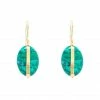 ISABEL MARANT Boucles D'oreilles Stones Vert Amazone