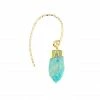 MON PRECIEUX GEM Boucle D'oreille Rocher Roucas Amazonite (vendue à L'unité)