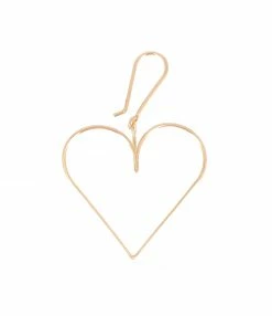 ATELIER PAULIN Boucle D'oreille Big Charms Cœur Gold Filled Jaune (vendue à L'unité)