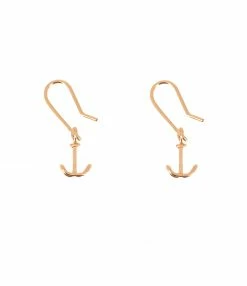 ATELIER PAULIN Boucles D'oreilles Dormeuses Ancre Gold Filled, Collection Charms