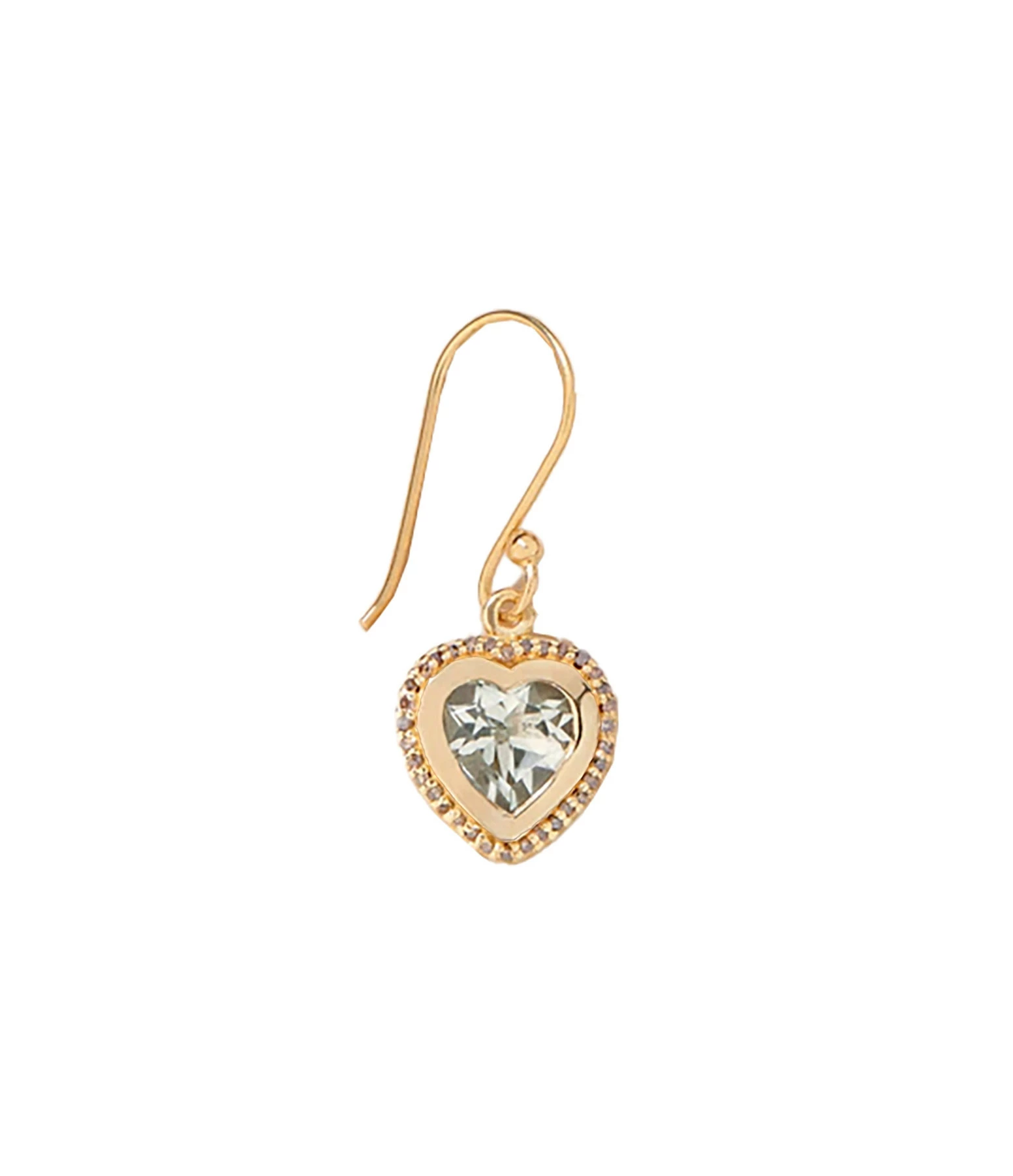TITYARAVY Boucle D'oreille Gini Améthyste Argent Doré (vendue à L'unité) 1 TITYARAVY Boucle D'oreille Gini Améthyste Argent Doré (vendue à L'unité)