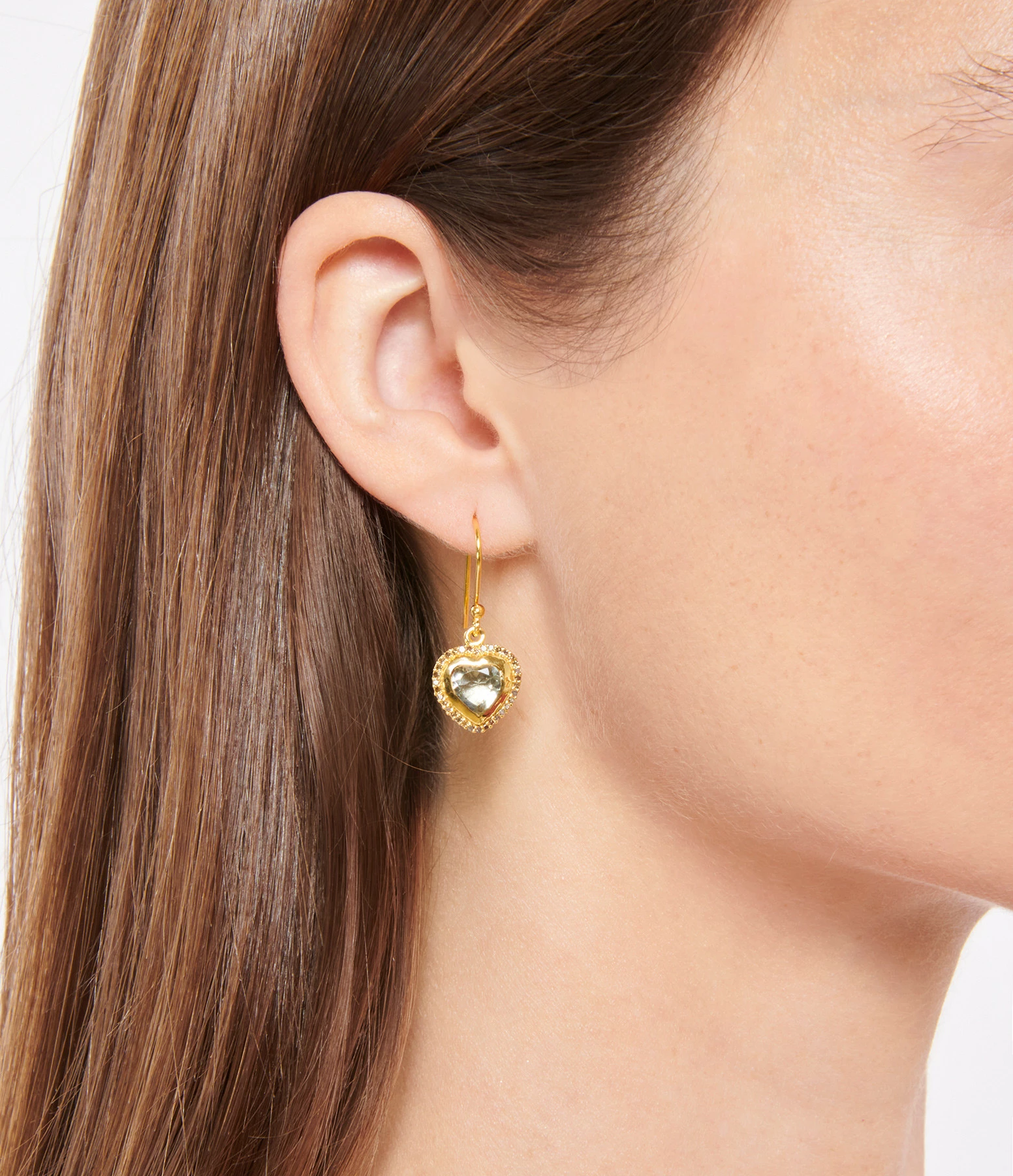 TITYARAVY Boucle D'oreille Gini Améthyste Argent Doré (vendue à L'unité) 2 TITYARAVY Boucle D'oreille Gini Améthyste Argent Doré (vendue à L'unité) – Image 2