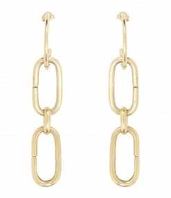 PERRINE TAVERNITI Boucles D'oreilles Lafayette Laiton Doré