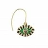 MON PRECIEUX GEM Boucle D'oreille Eye Vert (vendue à L'unité)