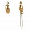 PAMELA LOVE Boucles D'oreilles Vessel Laiton Doré