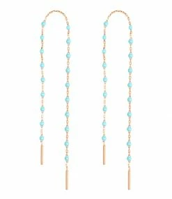 GIGI CLOZEAU Boucles D'oreilles Mini Perles Résine Or