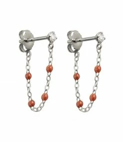 GIGI CLOZEAU Boucles D'oreilles Pendantes Suprême Diamant Or Blanc