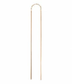 VANRYCKE Boucle D'oreille Nunchaku Or Rose (vendue à L'unité)