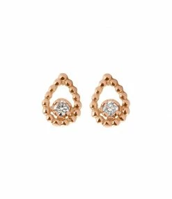 GIGI CLOZEAU Boucles D'oreilles Poire Lucky Diamants