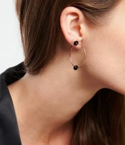 GINETTE NY Boucle D'oreille Donut Onyx Or Rose (vendue à L'unité) 7 GINETTE NY Boucle D'oreille Donut Onyx Or Rose (vendue à L'unité) -PAMELA LOVE SHOP unnamed file 2757