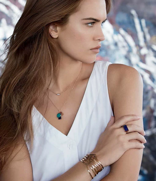 GINETTE NY Boucle D'oreille Wise Or Rose (vendue à L'unité) – Image 2