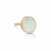 GINETTE NY Boucle D'oreille Ever Disc Or Rose Nacre (vendue à L'unité)