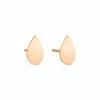 GINETTE NY Boucles D'oreilles Bliss Puces Or Rose