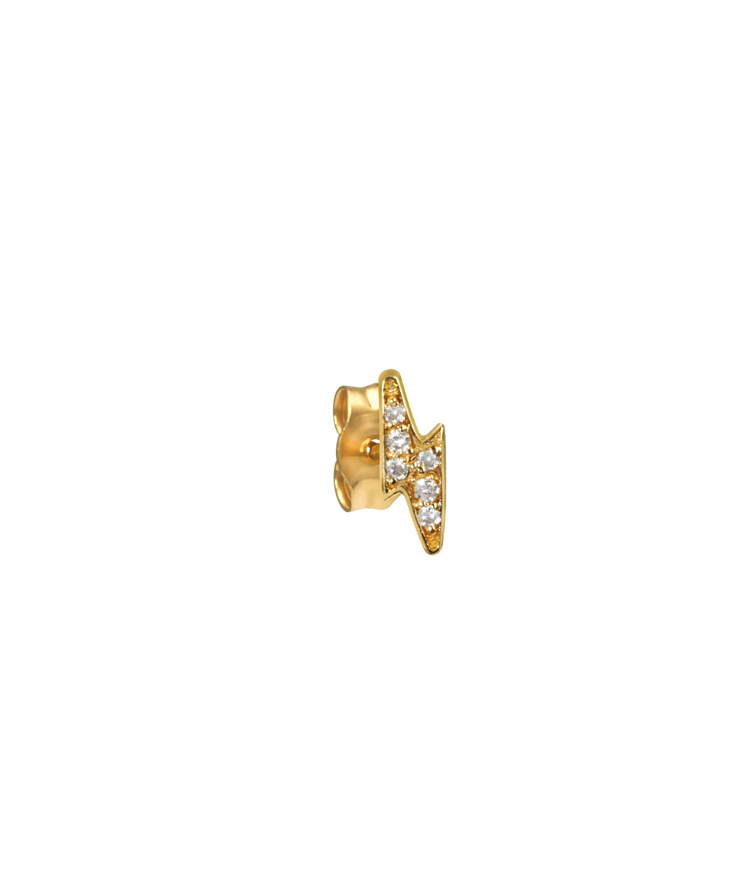 AND...PARIS Boucle D'oreille Éclair Diamants Or (vendue à L'unité) 1 AND...PARIS Boucle D'oreille Éclair Diamants Or (vendue à L'unité)