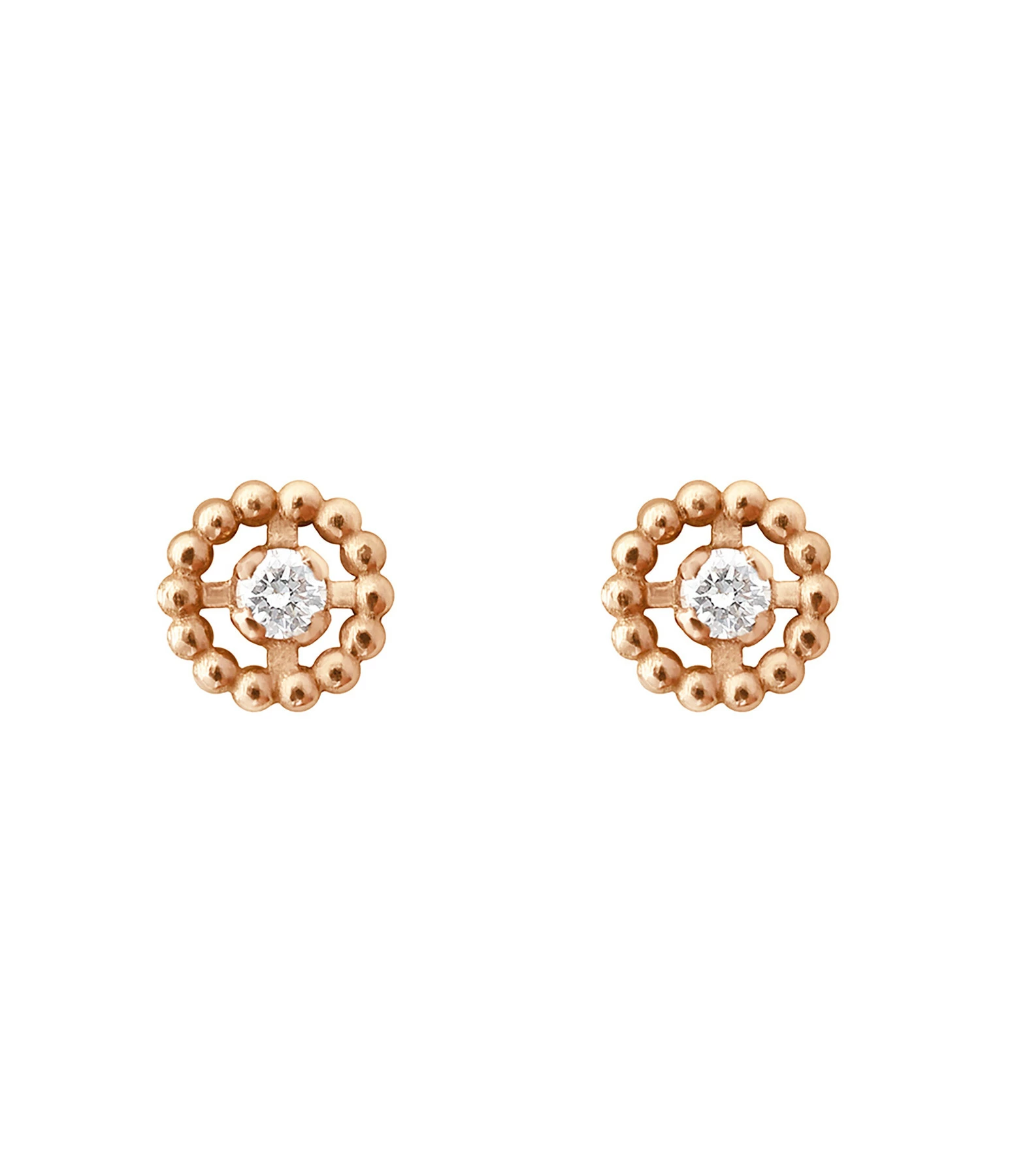 GIGI CLOZEAU Boucles D'oreilles Lucky Puces Or Diamants 1 GIGI CLOZEAU Boucles D'oreilles Lucky Puces Or Diamants
