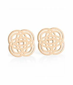GINETTE NY Boucles D'oreilles Purity Or Rose