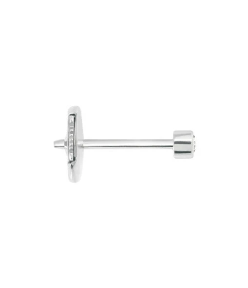 VANRYCKE Boucle D'oreille One Diamant Or Blanc (vendue à L'unité) 3 VANRYCKE Boucle D'oreille One Diamant Or Blanc (vendue à L'unité) – Image 3