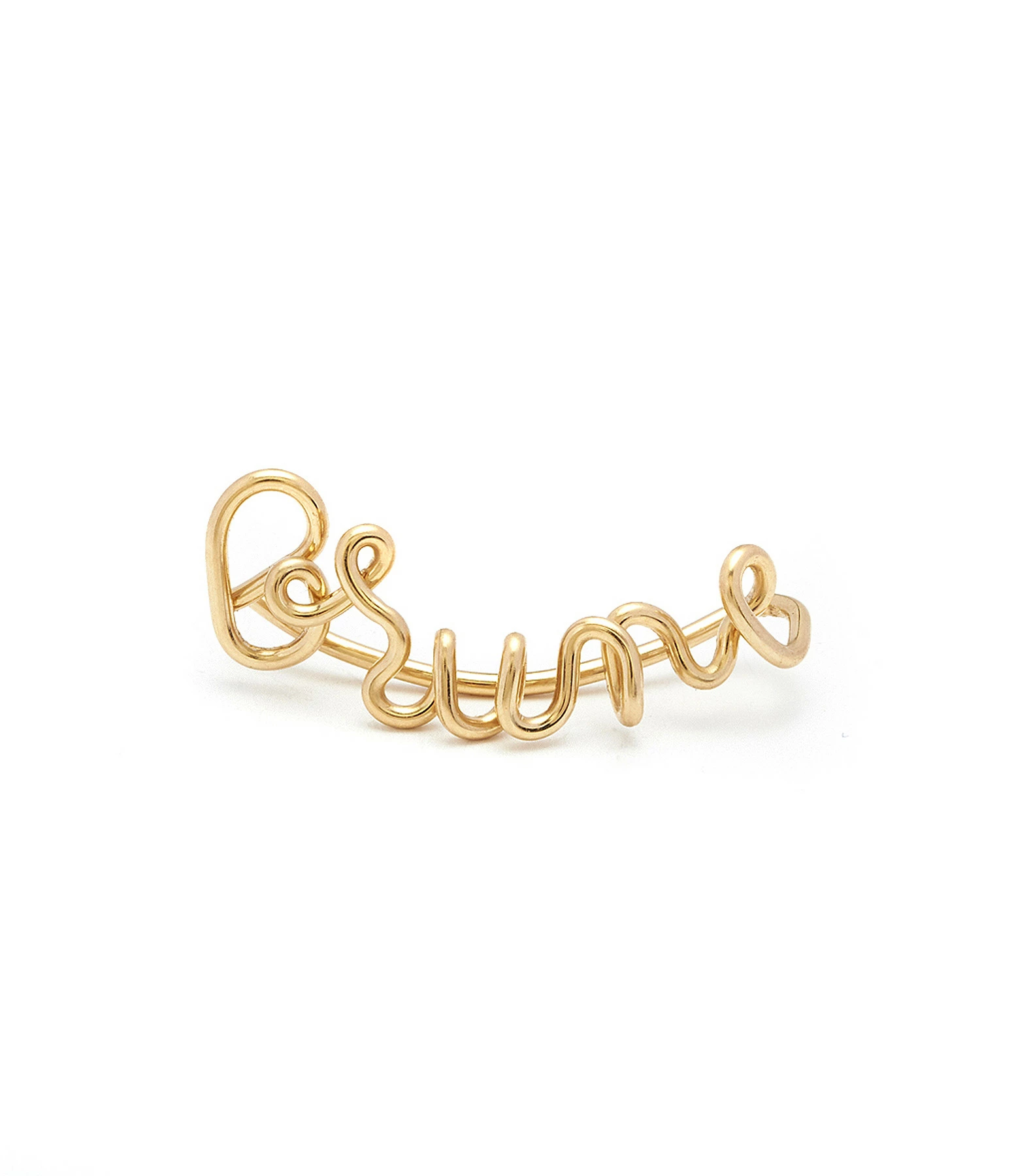 ATELIER PAULIN Boucle D'oreille Earcuff Brune Gold Filled (vendue à L'unité) 1 ATELIER PAULIN Boucle D'oreille Earcuff Brune Gold Filled (vendue à L'unité)