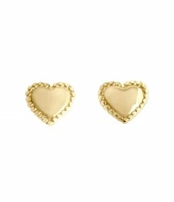 GIGI CLOZEAU Boucles D'oreilles Lucky Cœur Or Jaune