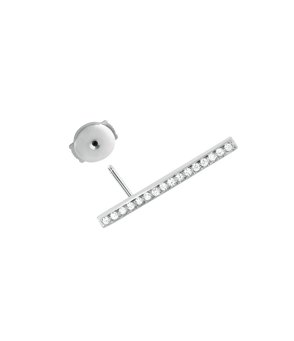 VANRYCKE Boucle D'oreille Medellin GM Diamants Or Blanc (vendue à L'unité) 3 VANRYCKE Boucle D'oreille Medellin GM Diamants Or Blanc (vendue à L'unité) – Image 3