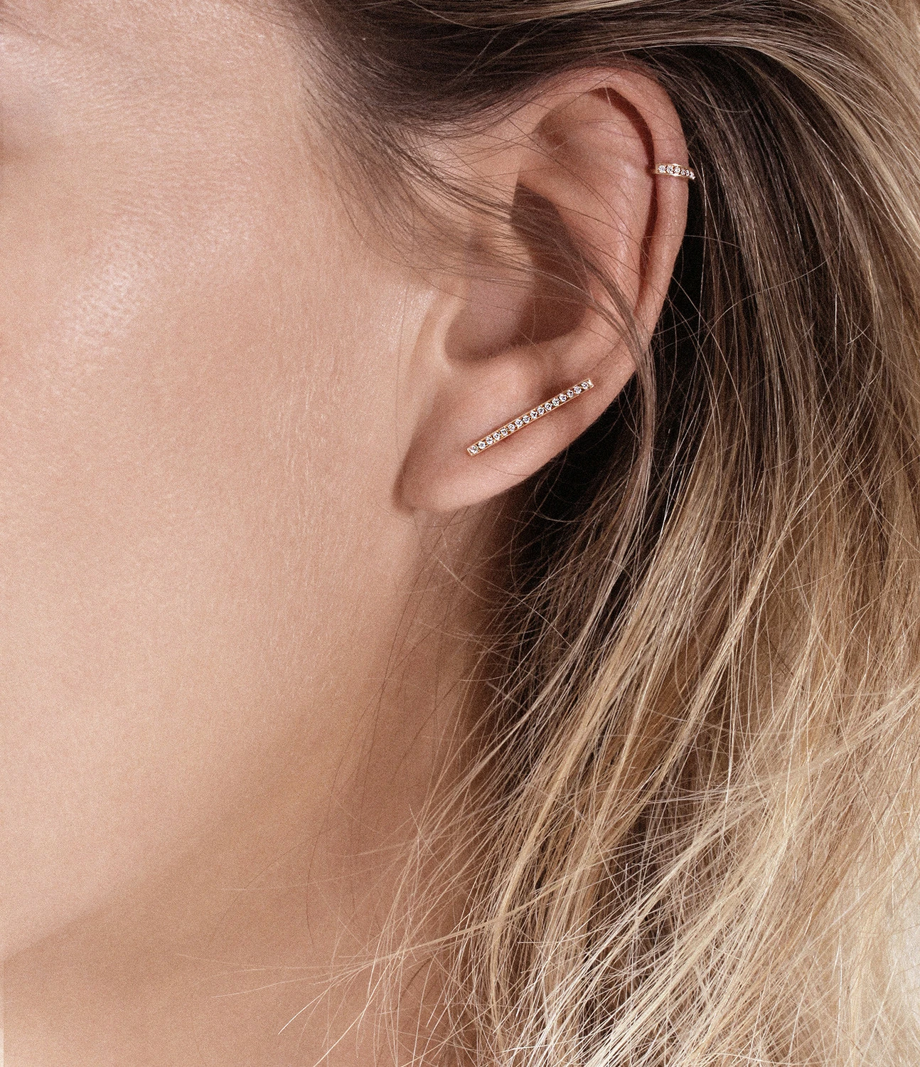 VANRYCKE Boucle D'oreille Medellin GM Diamants Or Rose (vendue à L'unité) 4 VANRYCKE Boucle D'oreille Medellin GM Diamants Or Rose (vendue à L'unité) – Image 4